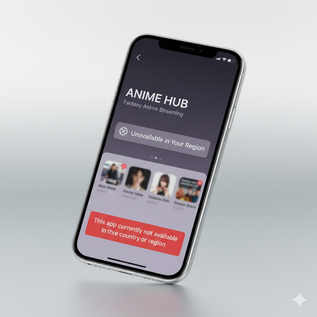 Anime Slayer for iOS app download on iPhone screen